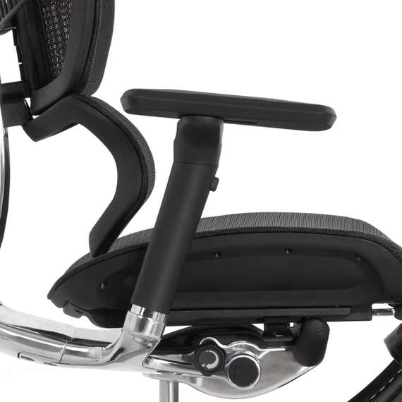 Кресло EXPERT 2 FLY RFYM 01 (сидение MAX с подножкой, подлокотник 6D(360), сетка черн/каркас черн)