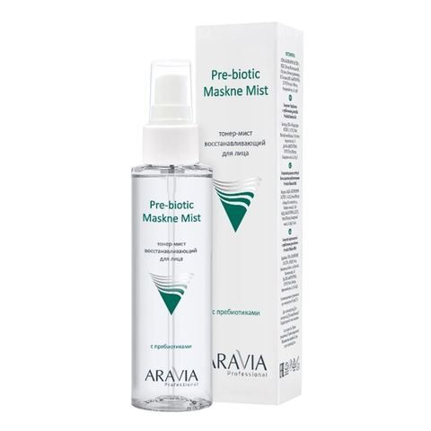 Тонер-мист восстанавливающий PRE-BIOTIC MASKNE MIST, 110 МЛ ARAVIA Professional