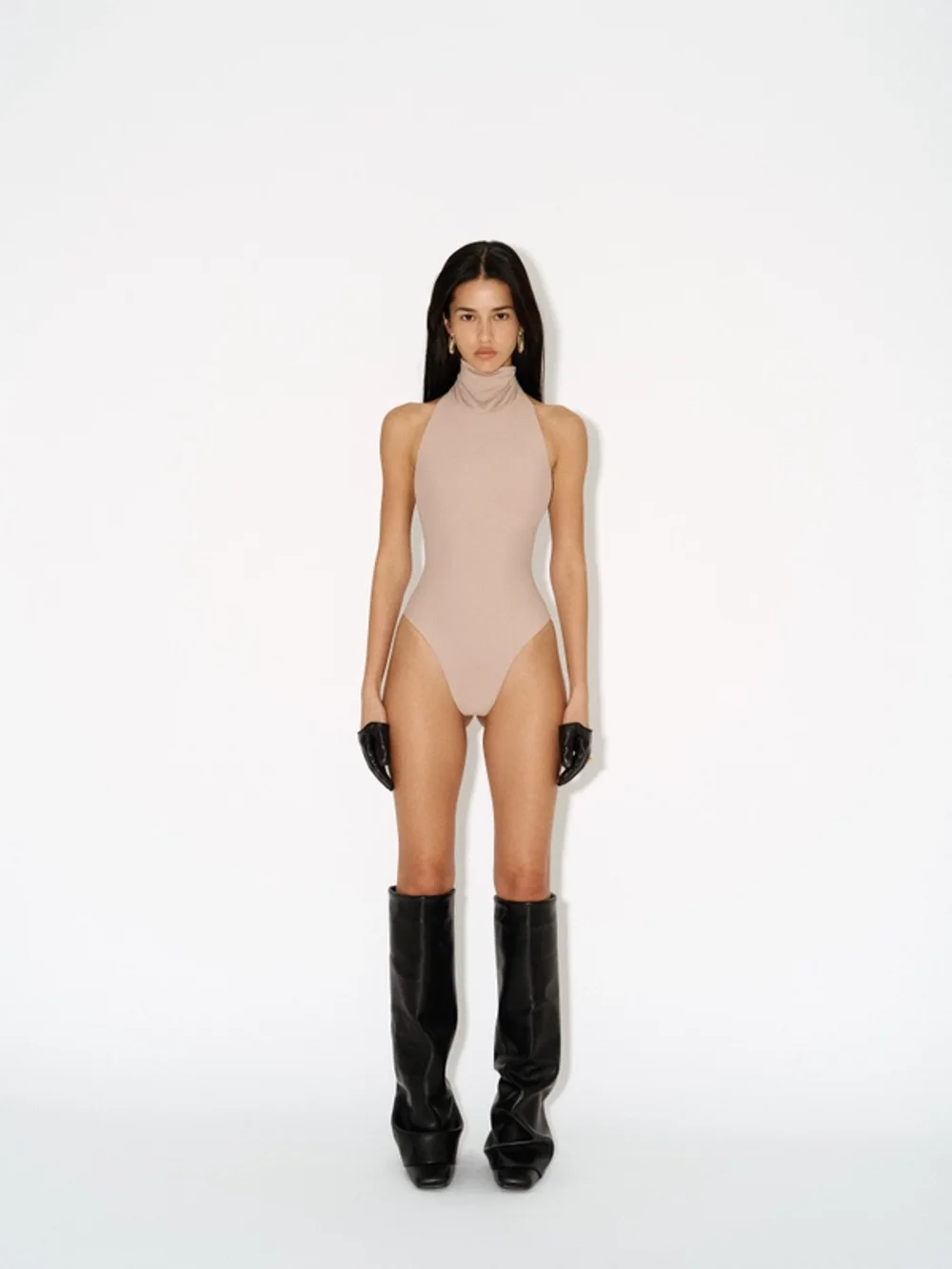 Боди Halter sandy, Бежевый