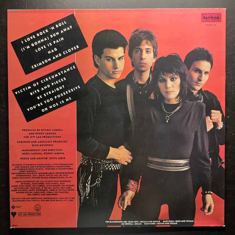 Joan Jett & The Blackhearts- I Love Rock 'N Roll (Скандинавия 1982г.)