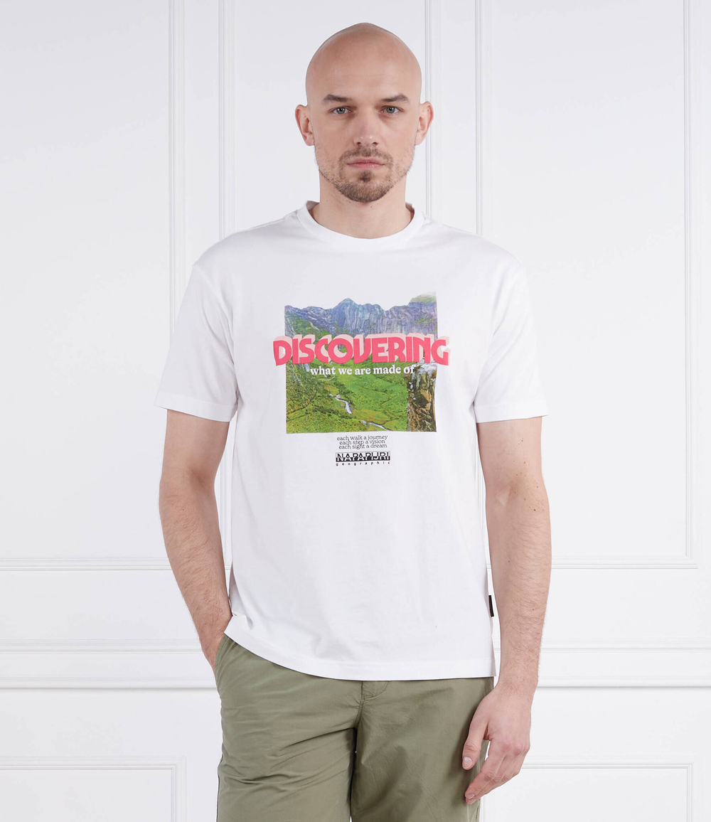 Футболка S-BOLIVAR SS Napapijri - белый(NP0A4H28)