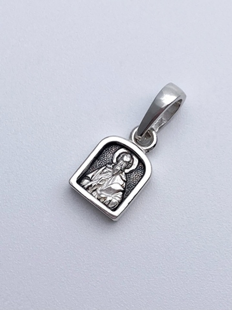 Образок из серебра/Частичное чернение/Подвижное ухо/Савва Сторожевский