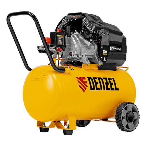Компрессор воздушный DKV2200/50,Х-PRO 2,2 кВт, 400 л/мин, 50 л// Denzel