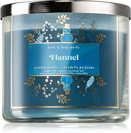 Bath & Body Works Flannel - ароматическая свеча /   411  g  / GTIN 667555496711