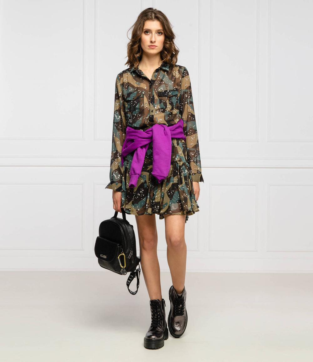 рубашка eirene GUESS - хаки(W0BH25 WDDD0)