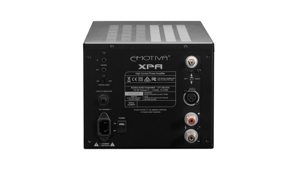Emotiva XPA-HC1, Моно усилитель мощности