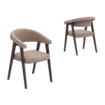 Стул кресло TEKHAS 2, цвет орех темный + велюр 231