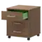 Тумба подкатная АТЛ-03 Орех гварнери 440x450x580 Арго