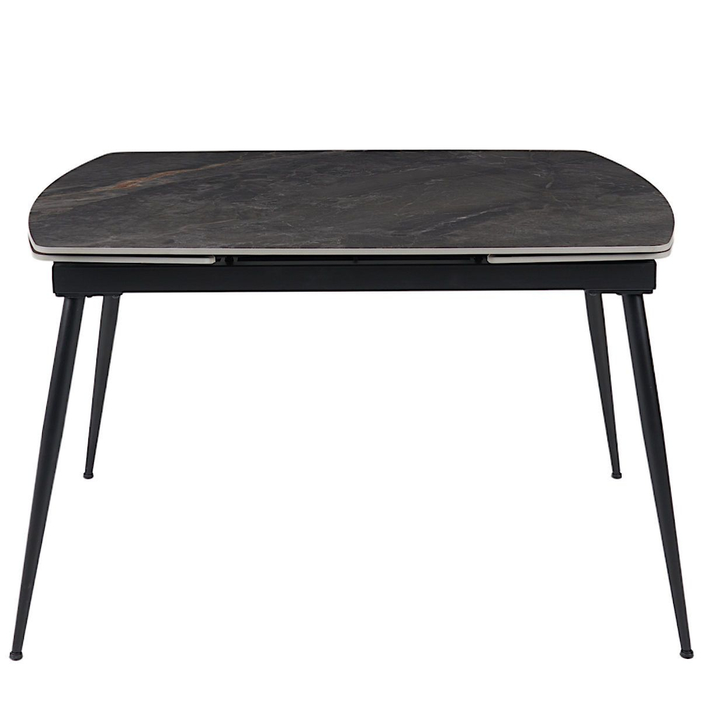 Стол керамический LA ALTA TEXAS LABRADOR GLOSS 120, каркас черный