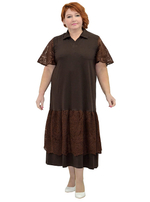 Платье с кружевом Брауни