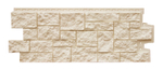 Фасадная панель Grand Line Дикий камень Стандарт Молочная 0,38м2