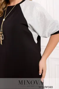 Платье 2483-черный Minova