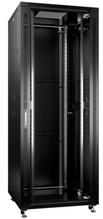 Шкаф напольный 19", 42U Cabeus SH-05C-42U80/80-BK