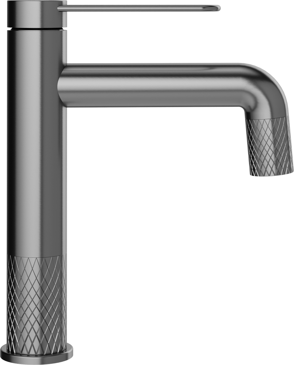 Смеситель для раковины STWORKI Левангер S07010GB вороненая сталь