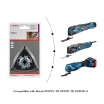 Шлифовальный круг Bosch Starlock AVZ 93 G в паре с наждачной бумагой F460 BFWP, для многофункциональных инструментов