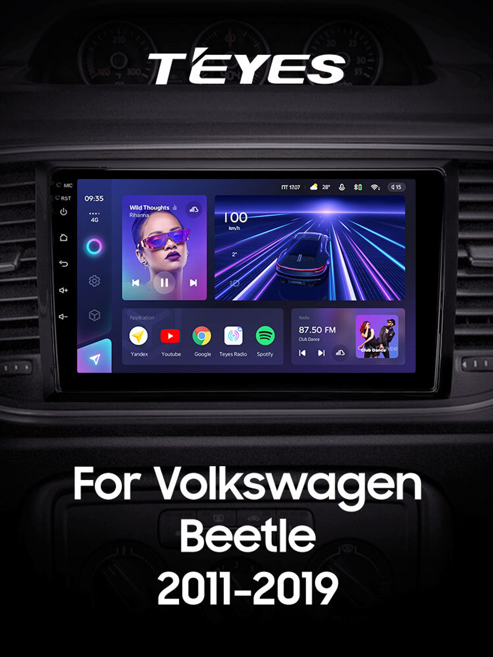 Teyes CC3 9"для Volkswagen Beetle A5 2011-2019