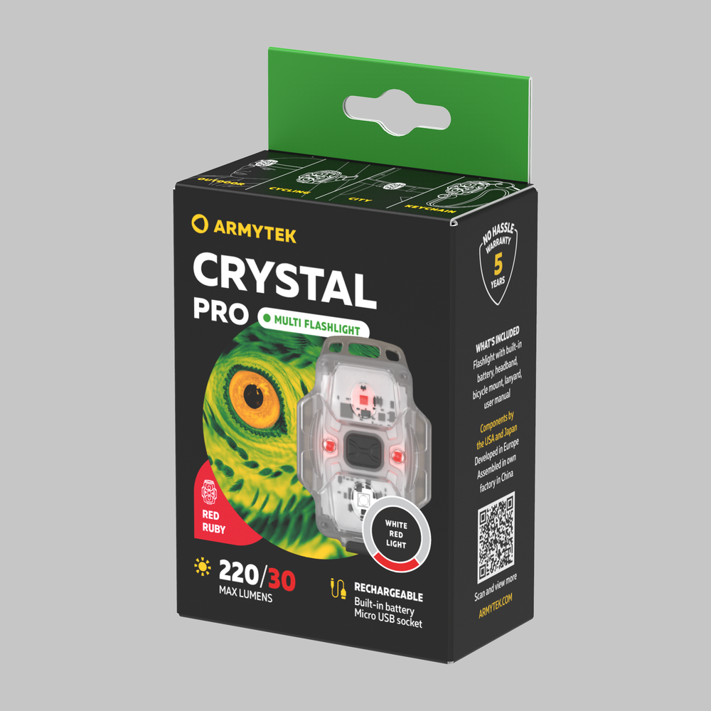 Фонарь Armytek Crystal Pro Grey (F07101G)