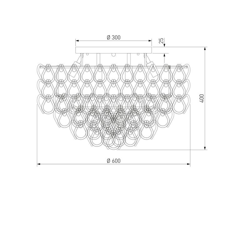 Потолочный светильник Bogates Cappio 380/8 Smart