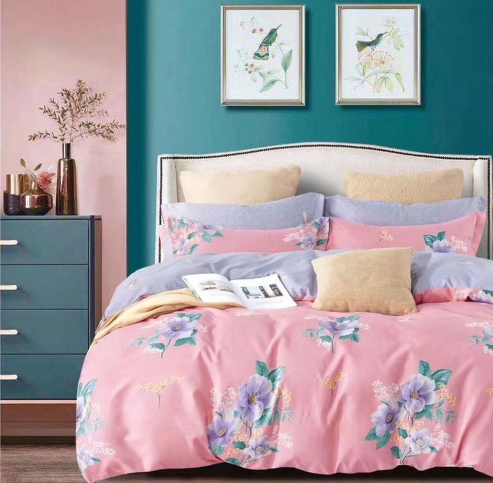 ZEPHYR HOME Двуспалка Фланель розовый цветы
