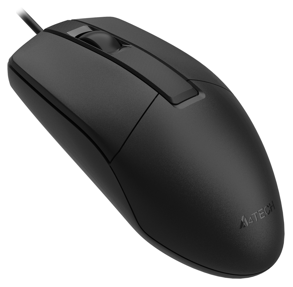 Мышь A4Tech OP-335S черный оптическая (1000dpi) silent USB (3but) &lt;OP-335S&gt;