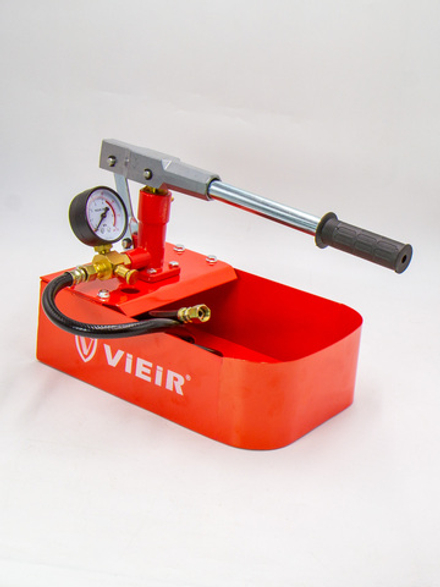 Ручной опрессовщик RP-51, 5 л, гидравлический насос ViEiR для проверки отопления и водоснабжения