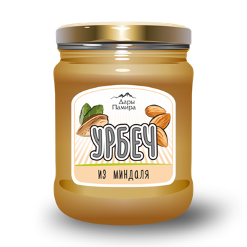 Урбеч из миндаля, ДарыПамира, 230г.