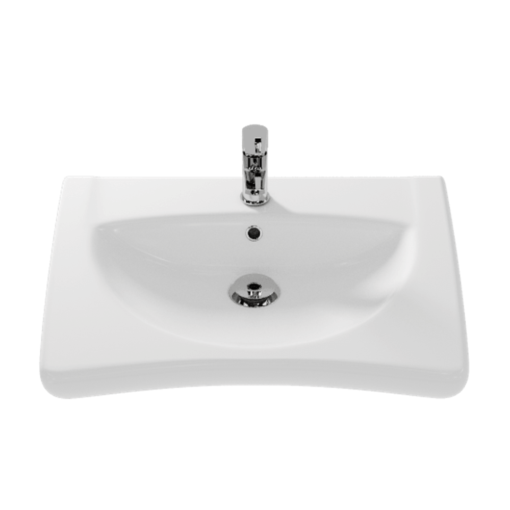 Раковина для инвалидов CERSANIT ETIUDA 65 1 отв.