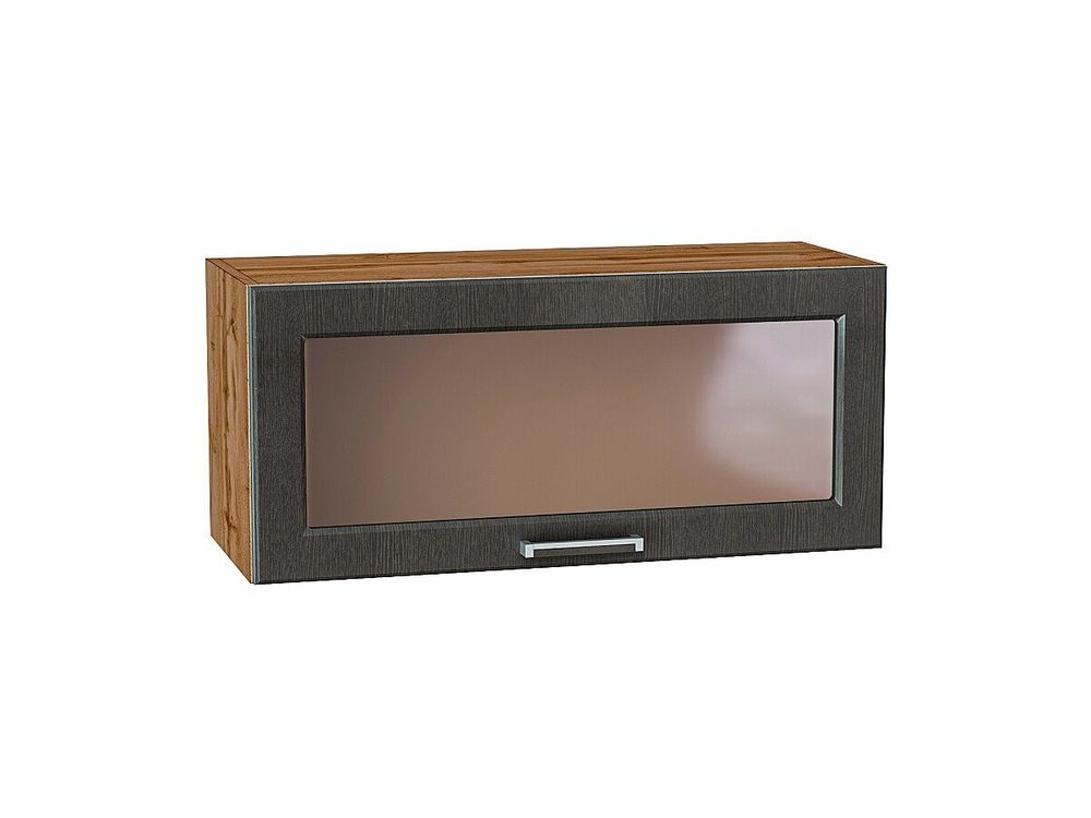 Шкаф верхний горизонтальный остекленный Прага