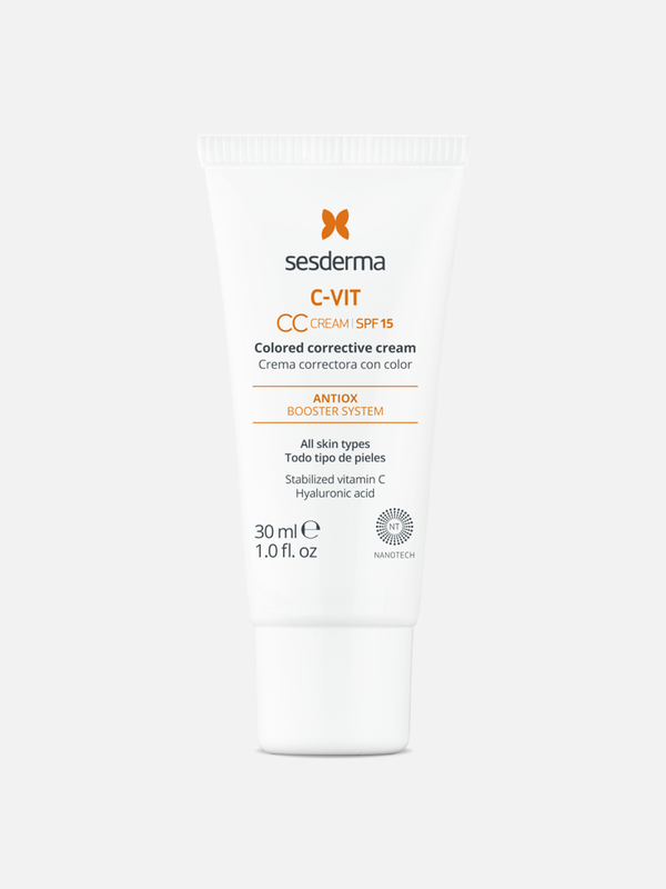 Крем корректирующий тон кожи C-VIT CC Cream SPF 15, Sesderma, 30 мл