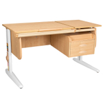 Растущая парта Дэми СУТ 25 с навесной тумбой (1200×610 мм)