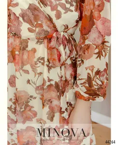 Платье 4121-бежевый Minova