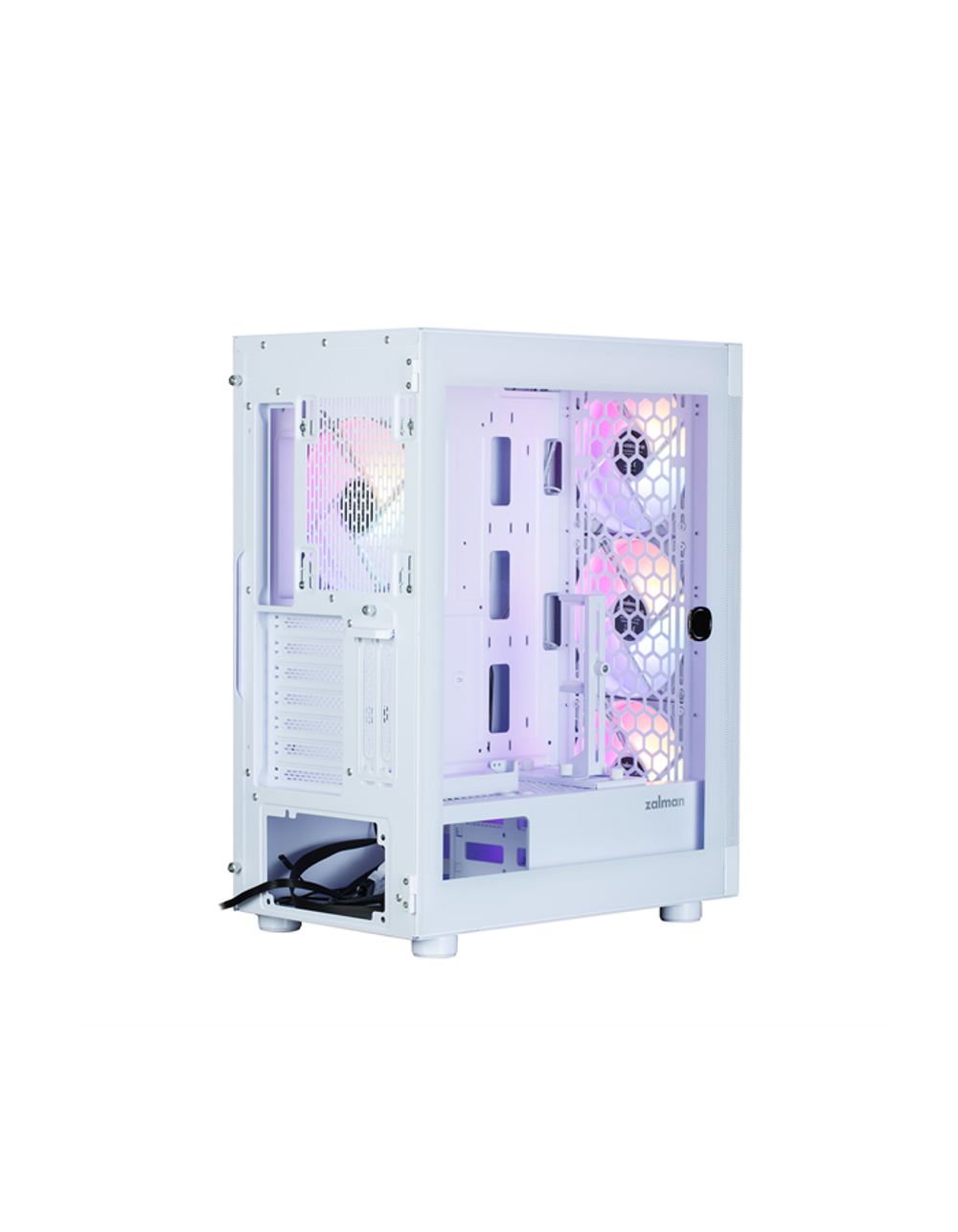 Корпус ZALMAN i4 TG, ATX, WHITE, FRONT MESH, WINDOW, 2x3.5", 2x2.5", 1xUSB2.0, 2xUSB3.0, FRONT 3x140mm FRGB, REAR 1x140mm FRGB