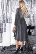Платье "Загадай желание!" (черное серебро) П7424 LT Collection
