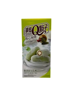 Q-Idea Пирожное Моти ролл молочный, Матча, 150гр.