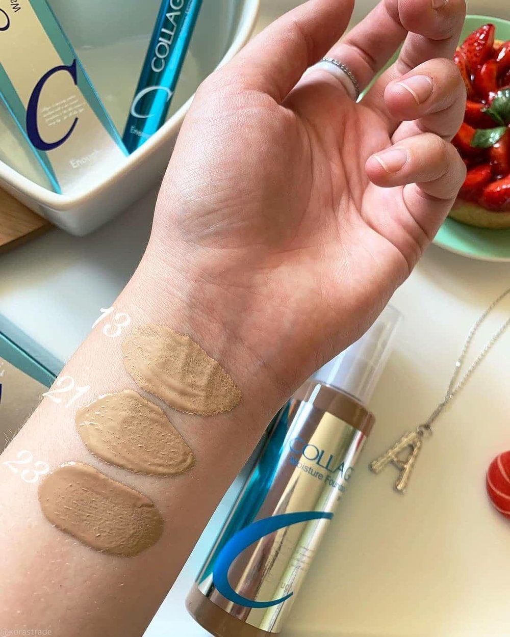 Тональная основа с увлажнением №13 ENOUGH Collagen moisture foundation 100 мл