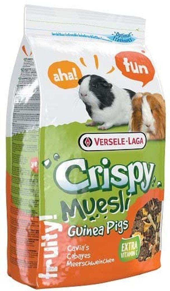 VERSELE-LAGA Crispy Muesli - Guinea Pigs корм для морских свинок с витамином E 1 кг