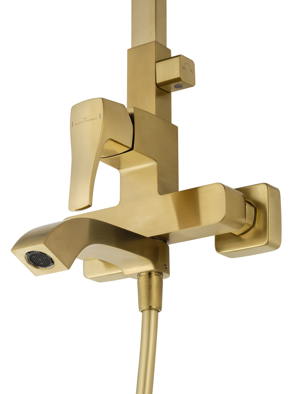 Душевая система WONZON & WOGHAND FLEX, Брашированное золото (WW-88047072-BG)