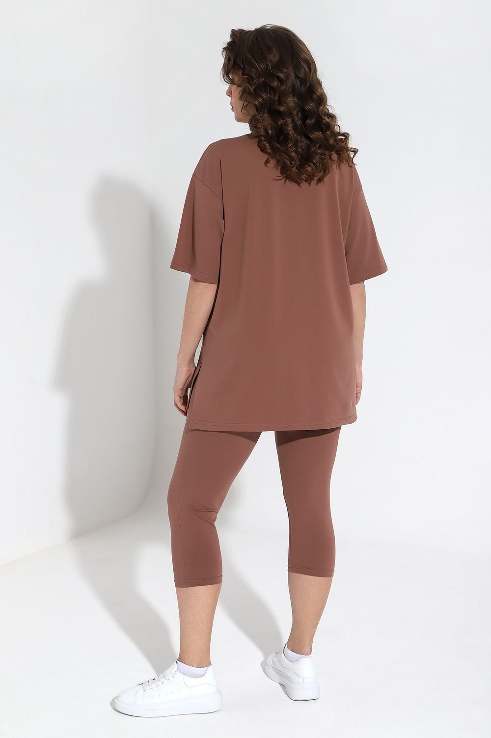 Костюм Стильная леди Виотекс КОРИЧНЕВЫЙ