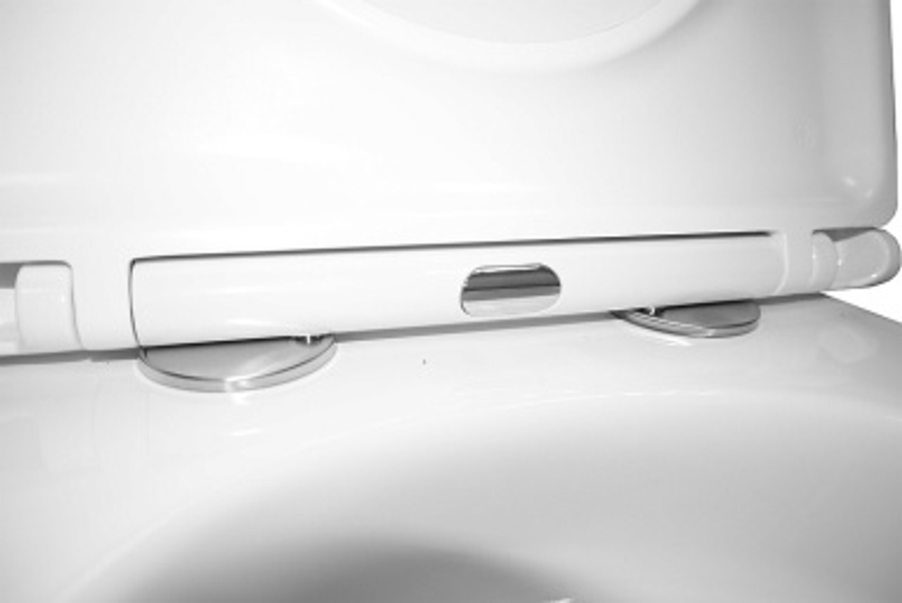 Унитаз подвесной Azario Teramo 340х490х350 безободковый, система слива "Скрытое торнадо", в комплекте с сиденьем микролифт (AZ-0052-UQ3)