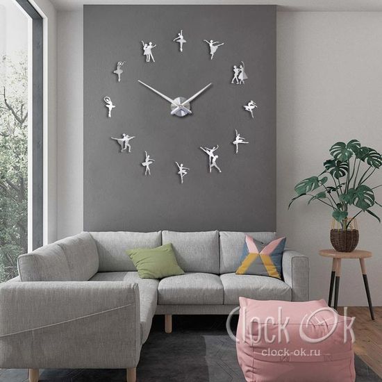 Настенные 3D часы Dance