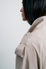 Тренч TEONA укороченный, бежевый