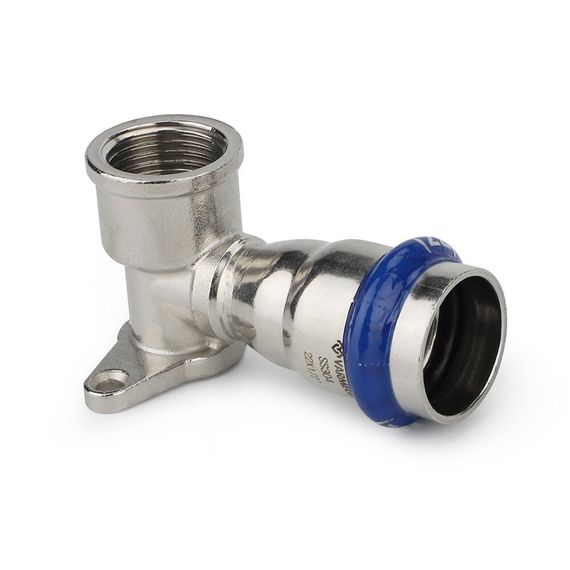 Водорозетка VARMEGA раструбная Inox Press ВР 22x1/2 купить в Москве и Московской области по низкой цене с доставкой по России — (1) Водорозетка VARMEGA раструбная Inox Press ВР 22x1/2 — (1)