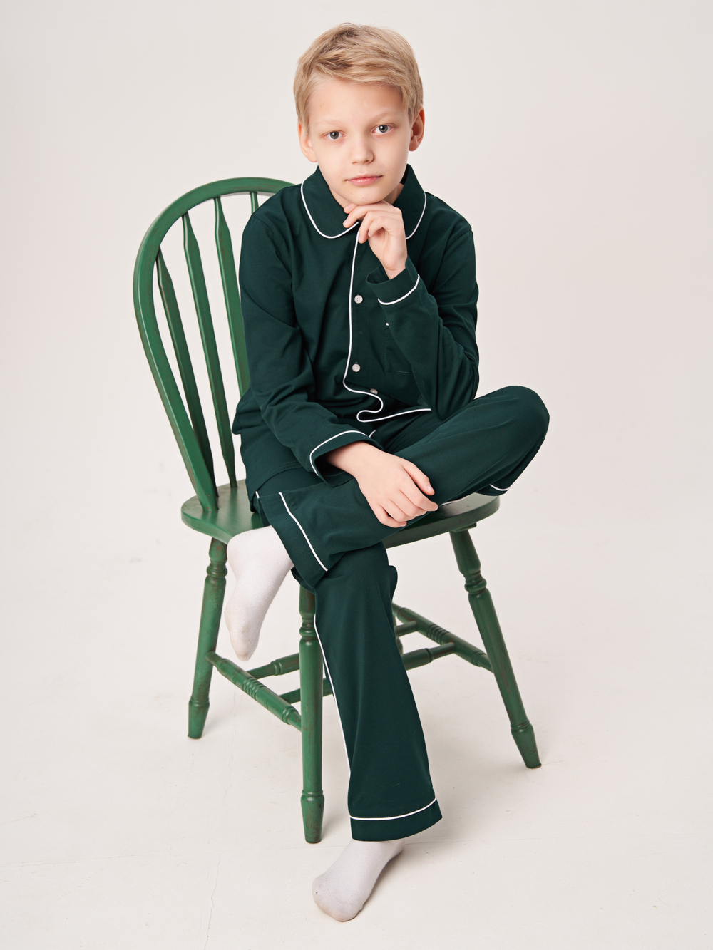 Пижама детская Ihomewear "Еловый"