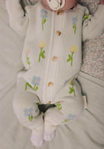 Комбинезон вязаный (цветочные мечты)