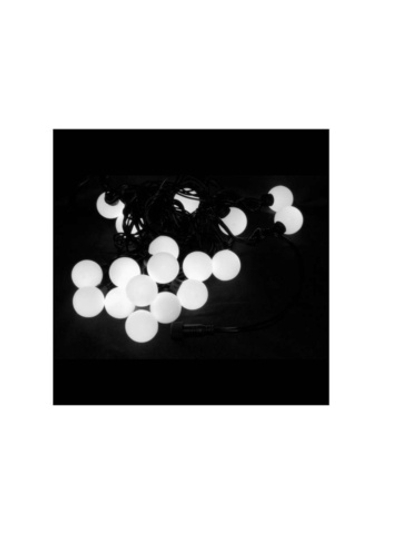 Гирлянда "Шарики" OLDBL70-W-E 10м 70 бел. светодиод. с доп. соед. до 3-х мод. IP54 SHLights 4690601004376