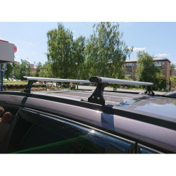 Багажник Дельта Поло в штатные места с аэродинамической поперечиной 120 см.