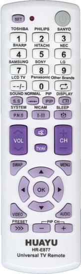  Универсальный пульт Huayu HR-E877 PURPLE