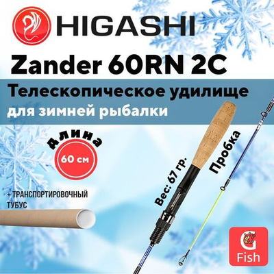 Удилище зимнее Zander 60RN 2C