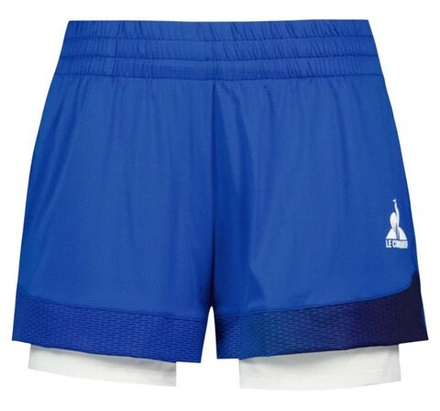 Женские теннисные шорты Le Coq Sportif Tennis Pro Short 24 N°2 - Blue