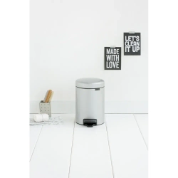 Brabantia Контейнер для мусора NewIcon 3л Серый Металлик